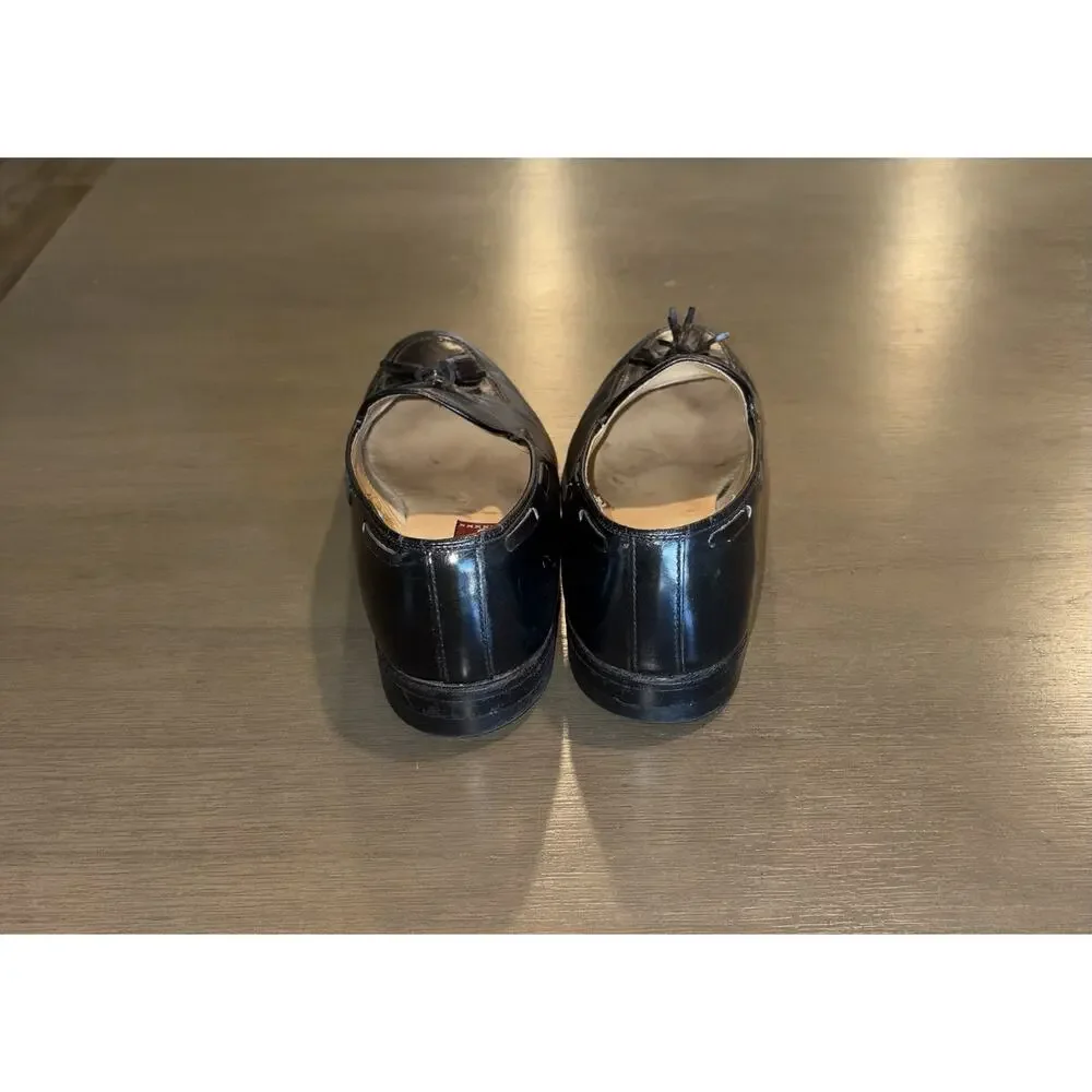 American Gentleman Black Leather Tassel Loafers Men’s Size 9.5 D USA
